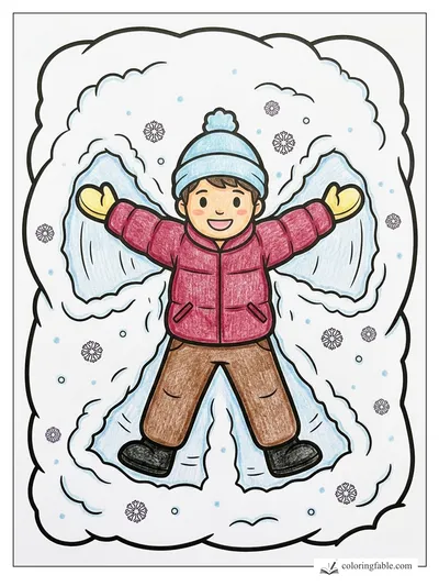 Colored example of this coloring page