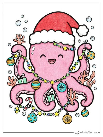 Colored example of this coloring page