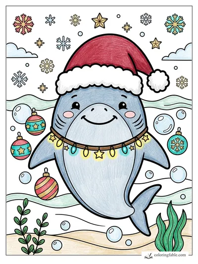 Colored example of this coloring page