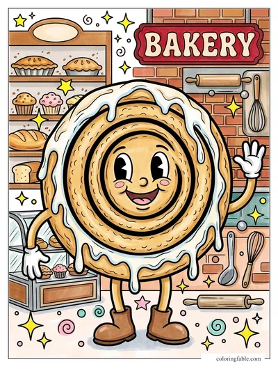Colored example of this coloring page