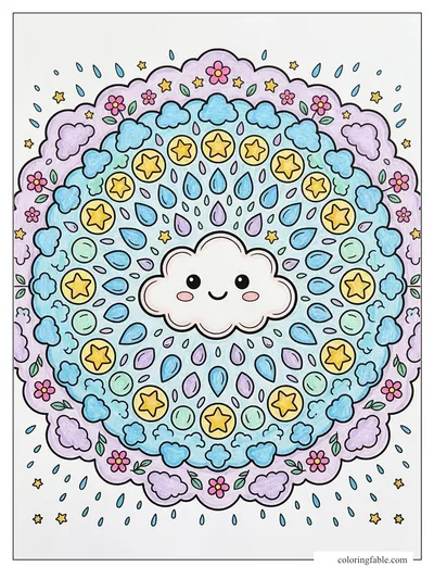 Colored example of this coloring page