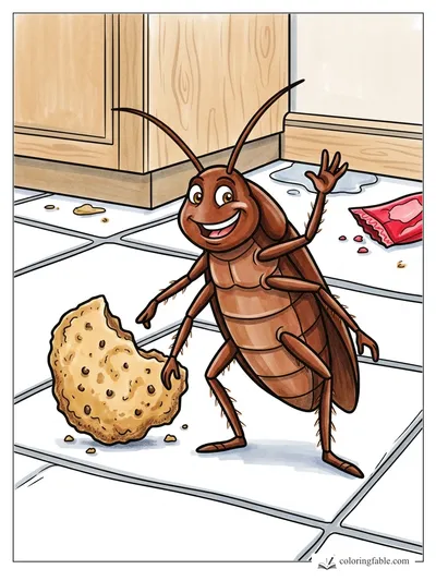 Colored example of this coloring page