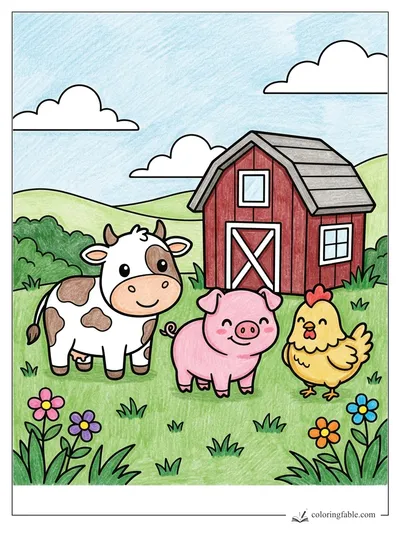 Colored example of this coloring page