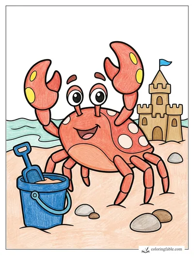 Colored example of this coloring page