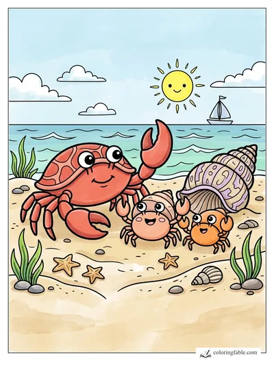 Colored example of this coloring page