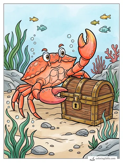 Colored example of this coloring page