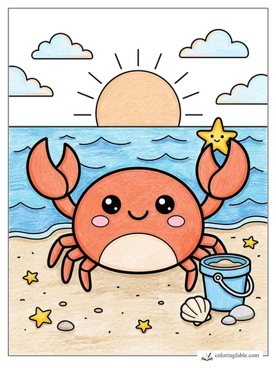 Colored example of this coloring page