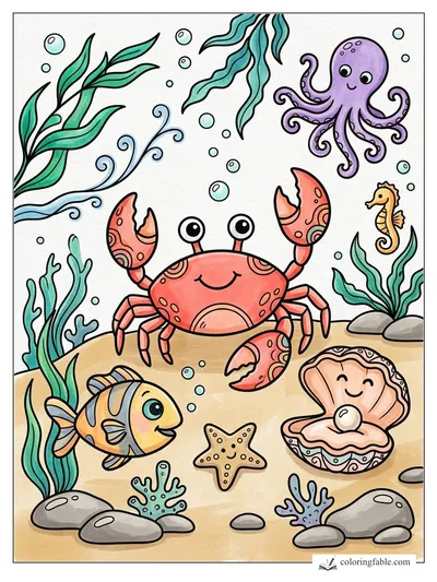 Colored example of this coloring page
