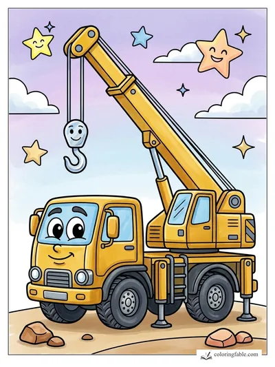 Colored example of this coloring page