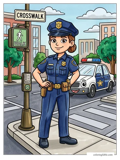 Colored example of this coloring page