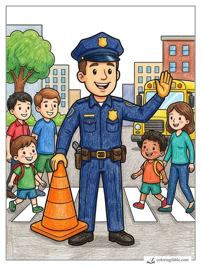 Colored example of this coloring page