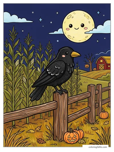 Colored example of this coloring page