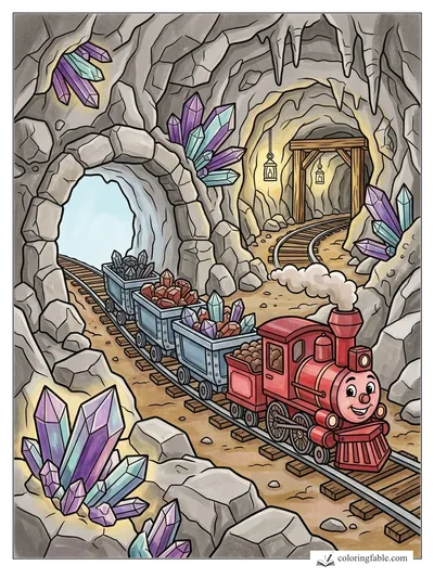 Colored example of this coloring page