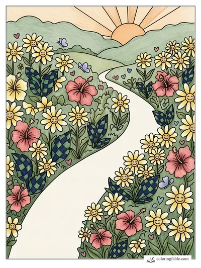 Colored example of this coloring page