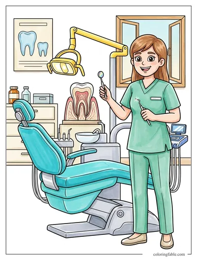 Colored example of this coloring page