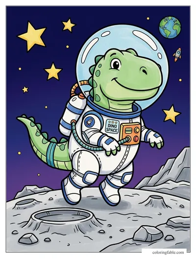Colored example of this coloring page