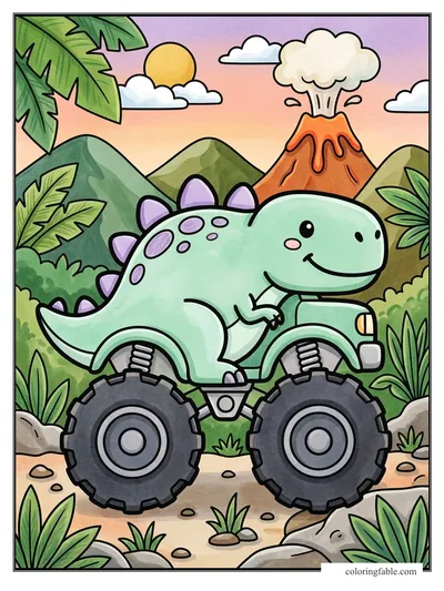 Colored example of this coloring page