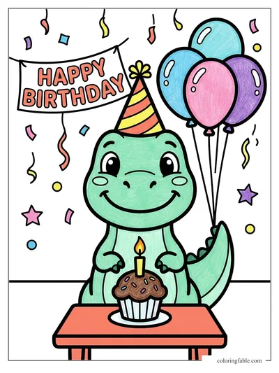 Colored example of this coloring page