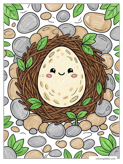Colored example of this coloring page