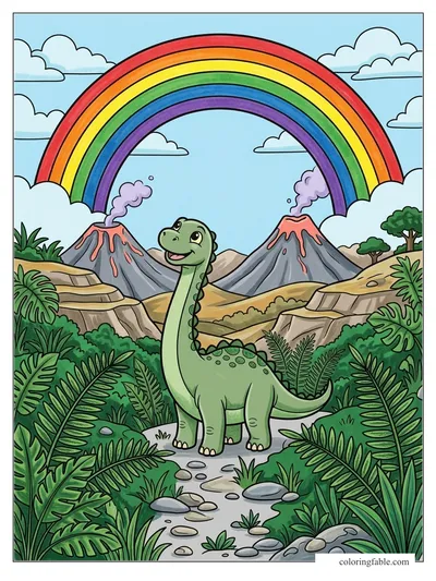 Colored example of this coloring page