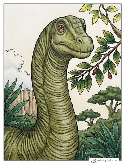 Colored example of this coloring page