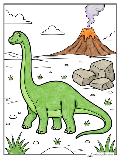 Colored example of this coloring page