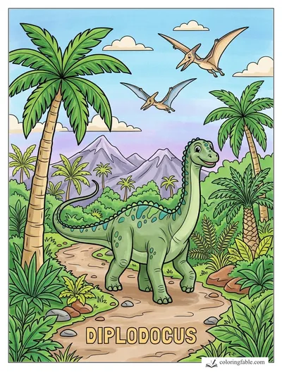 Colored example of this coloring page