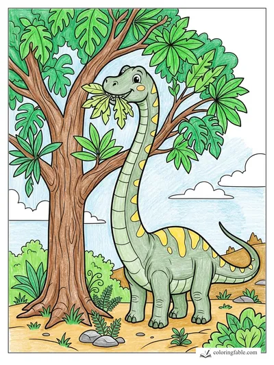 Colored example of this coloring page