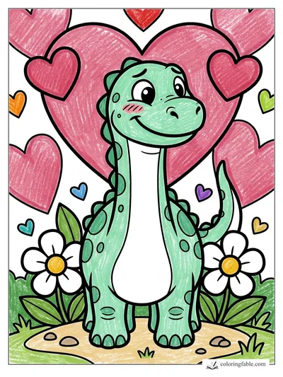 Colored example of this coloring page