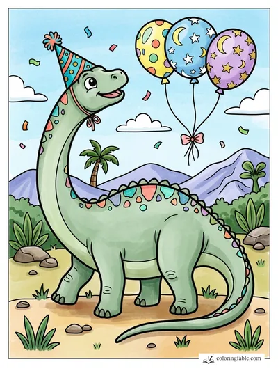 Colored example of this coloring page