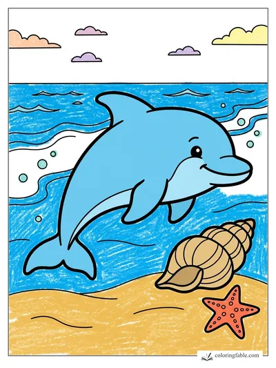 Colored example of this coloring page
