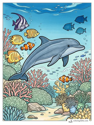 Colored example of this coloring page