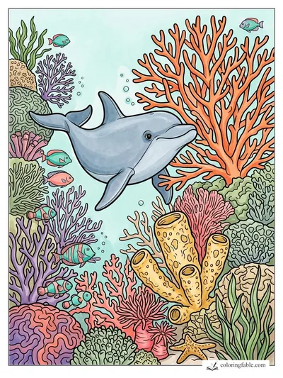 Colored example of this coloring page