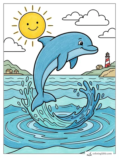 Colored example of this coloring page