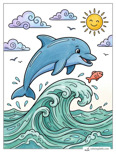Colored example of this coloring page