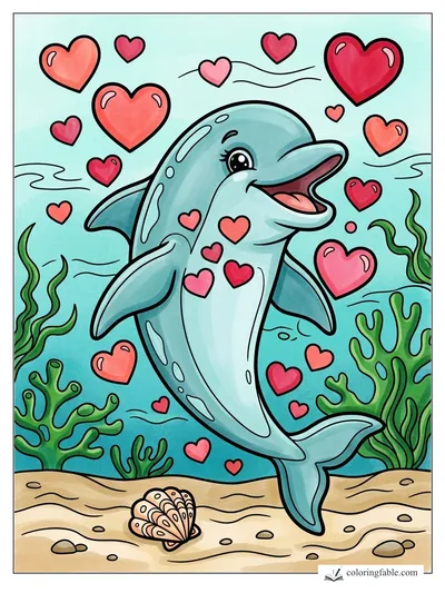 Colored example of this coloring page