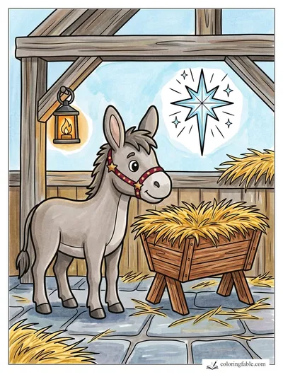 Colored example of this coloring page