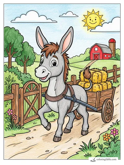 Colored example of this coloring page