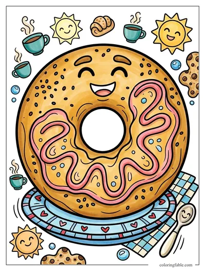 Colored example of this coloring page