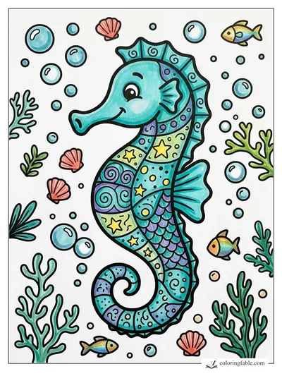Colored example of this coloring page