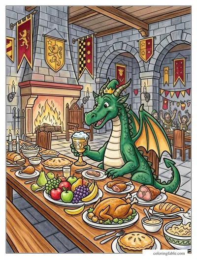 Colored example of this coloring page
