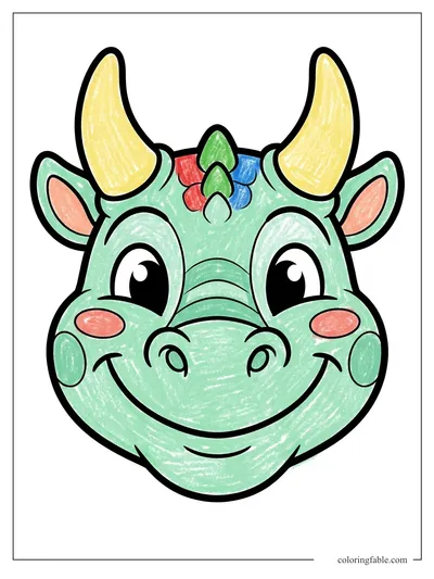 Colored example of this coloring page