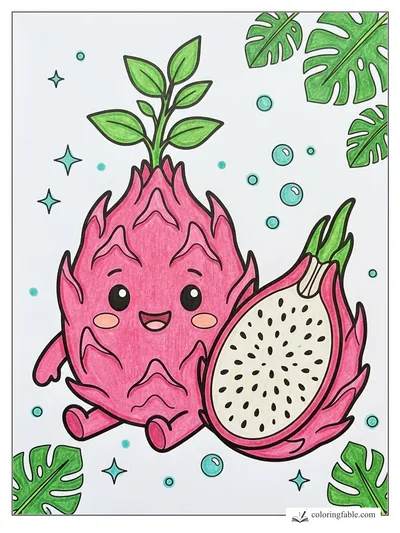 Colored example of this coloring page