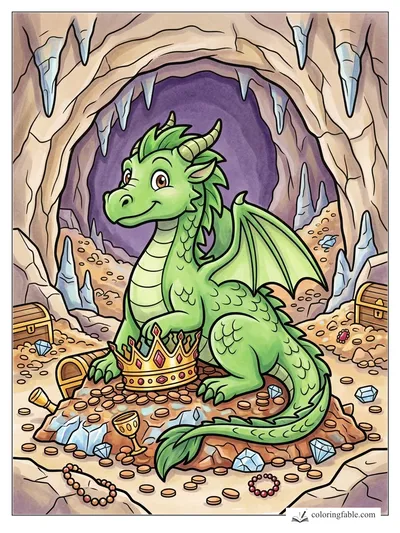 Colored example of this coloring page