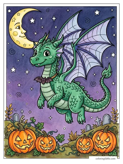 Colored example of this coloring page