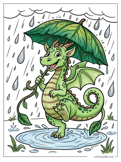 Colored example of this coloring page