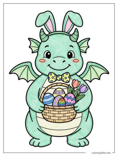 Colored example of this coloring page