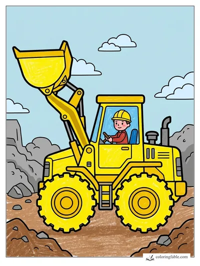 Colored example of this coloring page