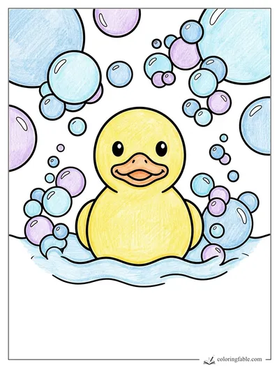 Colored example of this coloring page
