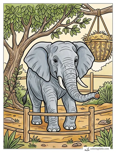 Colored example of this coloring page